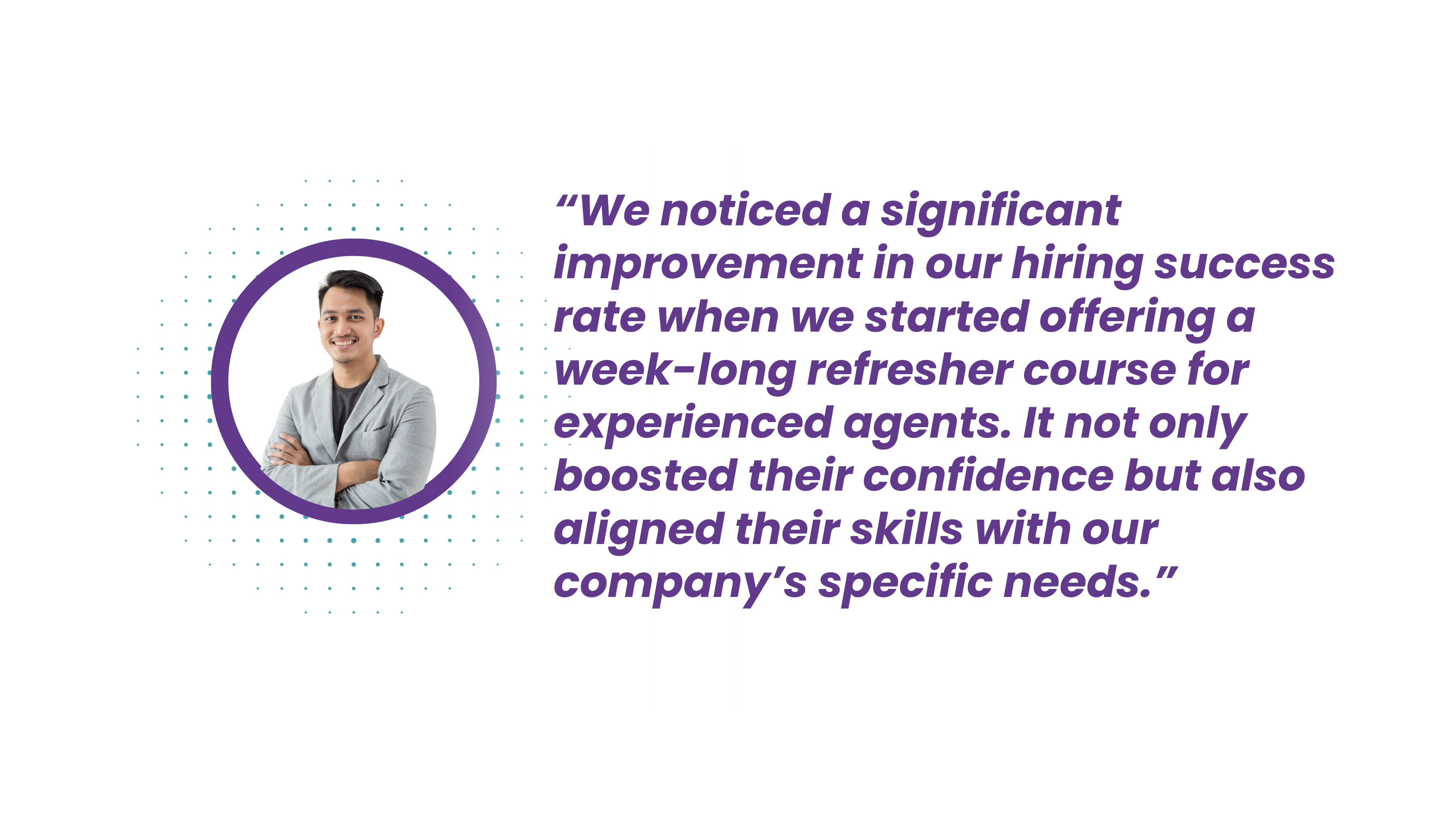 Recruiter testimonial