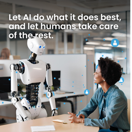 Let AI do what it does best, and let humans take care of the rest.